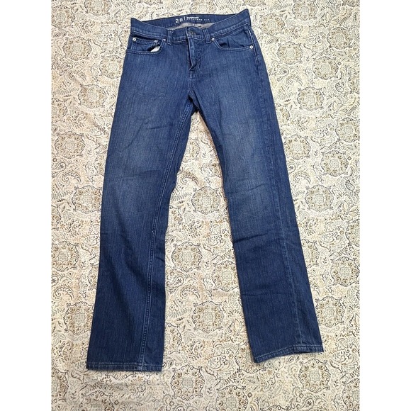 QuickSilver Straight Fit Jeans Mens Blue Sz. 28 Casual Guys Pants Street Wear - Picture 1 of 9